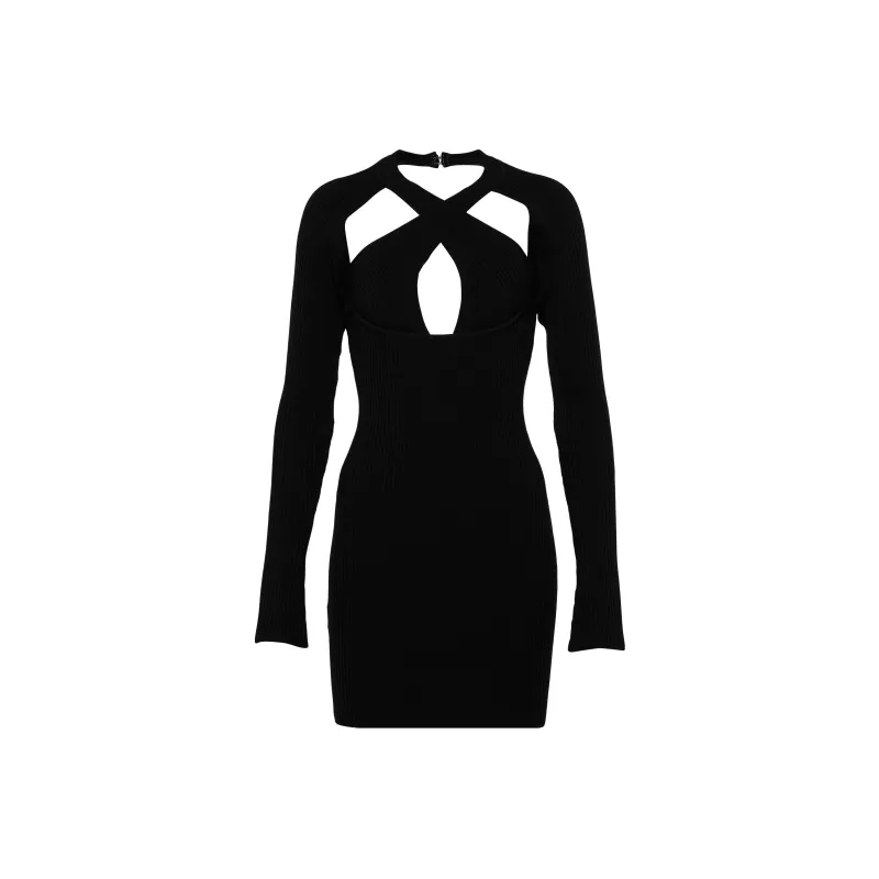 PHILOSOPHY DI LORENZO SERAFINI Long-Sleeved Dresses Women's Black-0