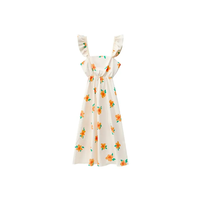 Adeworn Sleeveless Dress Women's Yellow-0