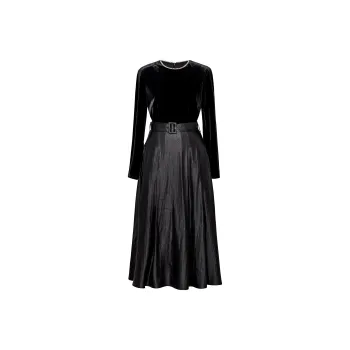 ROEYSHOUSE Long Sleeved Dresses Women's Black