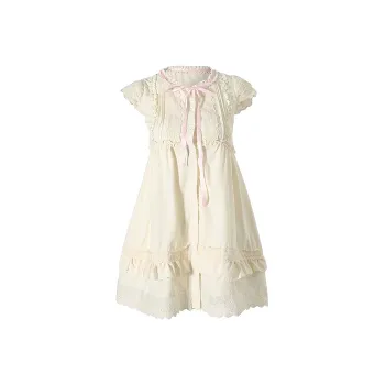 JOSR Short Sleeved Dresses Women's Apricot