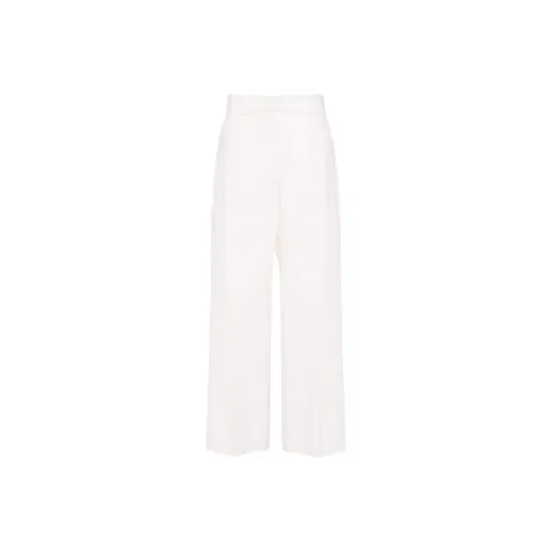MSGM High Waist Straight Leg Tailored Trousers
