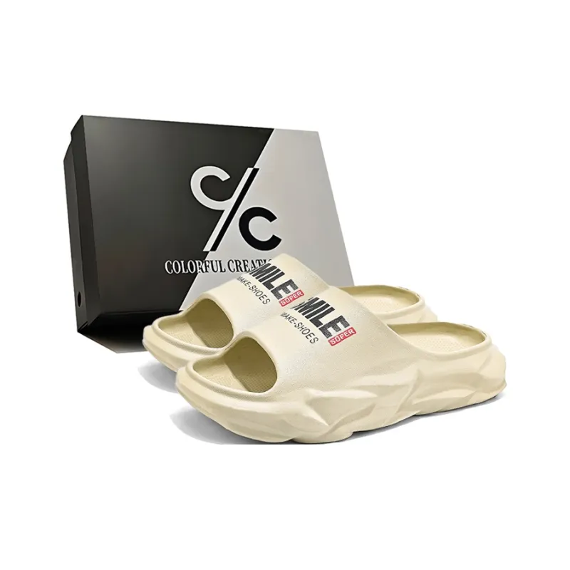 Colorful Creations EVA Cut Out Slip Resistant Abrasion Resistant Odor Resistant Quiet Slide Slippers Unisex Box-10