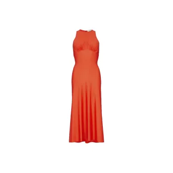 Sonia Rykiel Bustier detail A line Midi Dress
