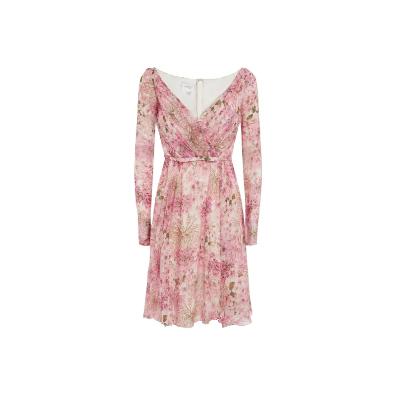 GIAMBATTISTA VALLI Long-Sleeved Dresses Women's Pink-0