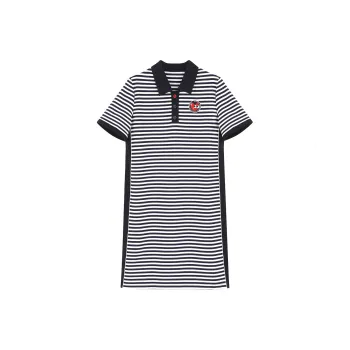 NINE WEST Short-Sleeved Dresses Women's Stripes