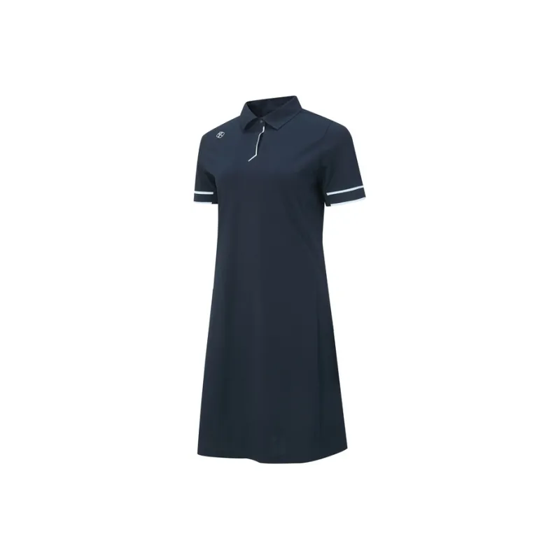 RAPIDO Short Sleeved Dresses Women's Navy Blue-0