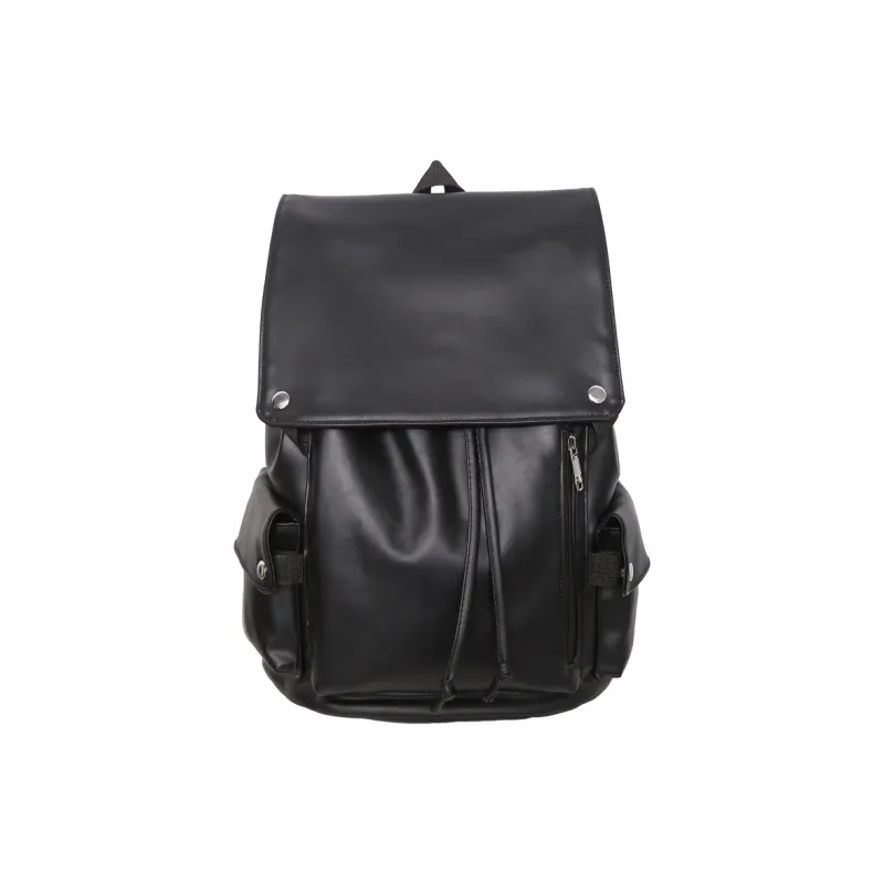 Yalu PU Backpack Unisex White/Gray/Black/Khaki-0