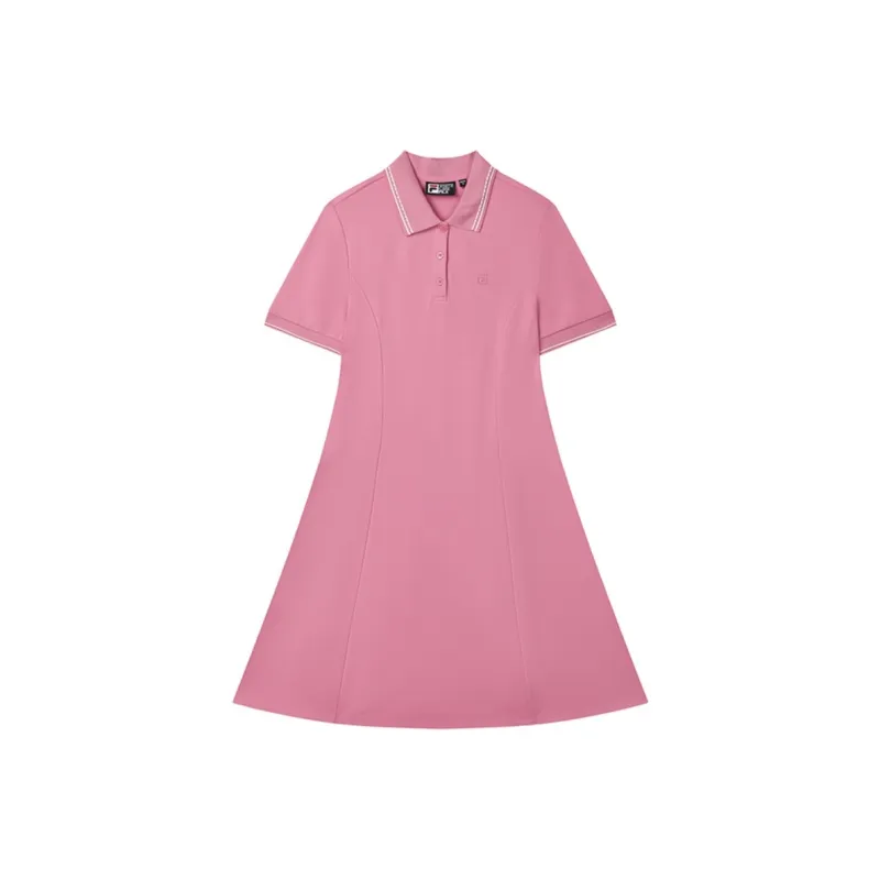 FILA Lifestyle Short Sleeved Dress Women's Grape Pink PK-0