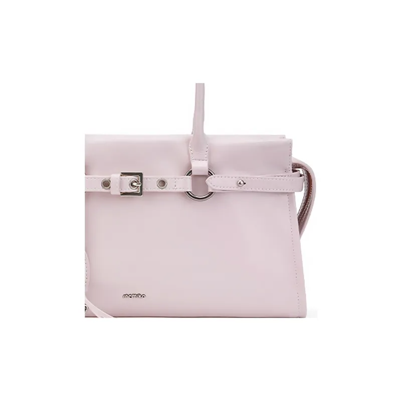 MCMIKO Cow Leather, Synthetic Leather Shoulder Bag Regular Women's Cherry Blossom Pink-4