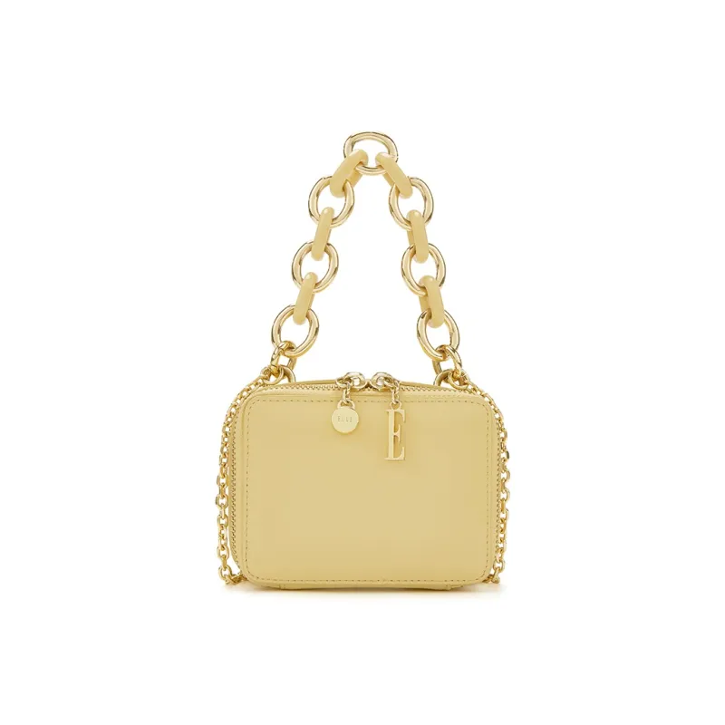 ELLE Cow Leather Box Bag Handbag Women's Multicolor-0