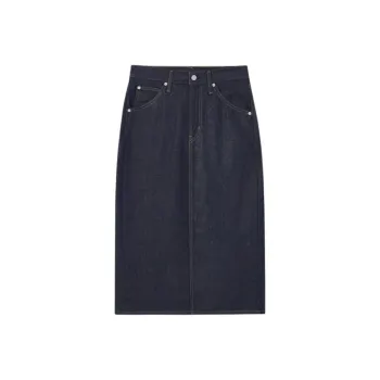 Levi's Denim Long Skirt Women's Denim Blue