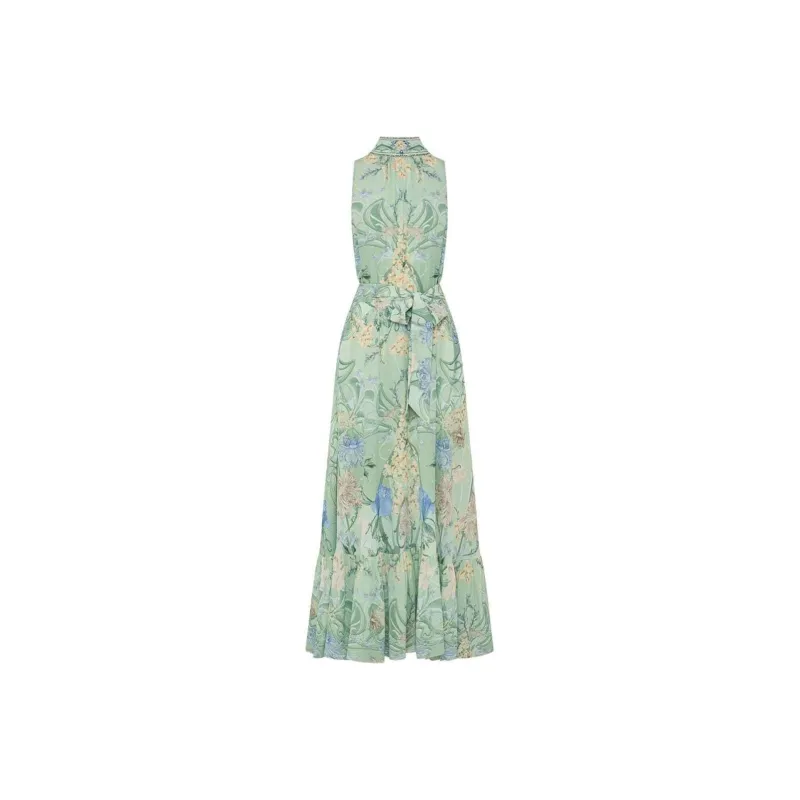 Camilla Dreaming In Dutch print Silk Dress-0
