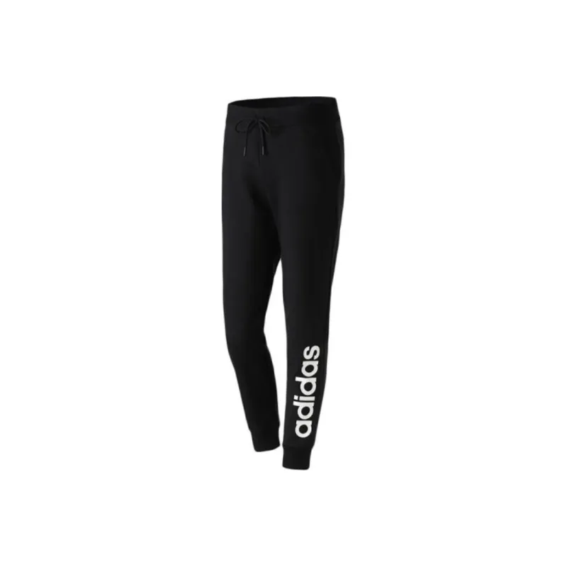 Adidas Knitted Sports Pants Women's Black-0