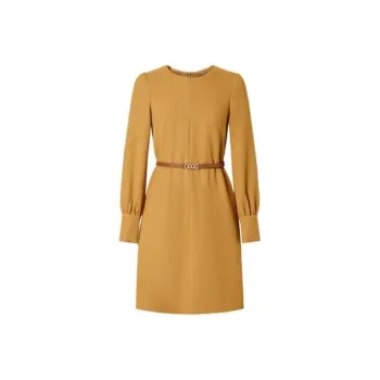JZ. ANNAKRO Long Sleeved Dresses Women's Earth Yellow