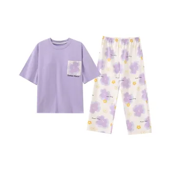 FENTENGCARE Pajama Set Women's Violet