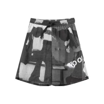 NO ONE ELSE Casual Shorts Unisex White
