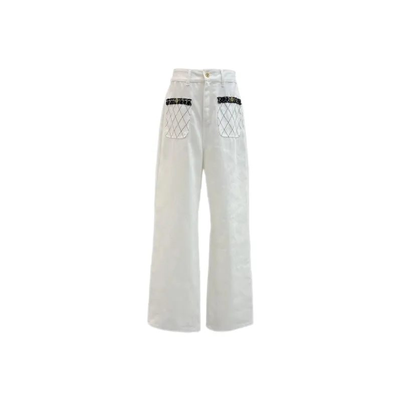 ABBY GODDESS Jeans Women's White-0