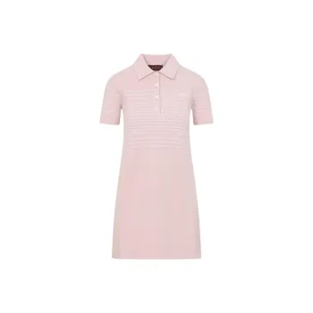 GUCCI Short Sleeved Dress Women's Pink