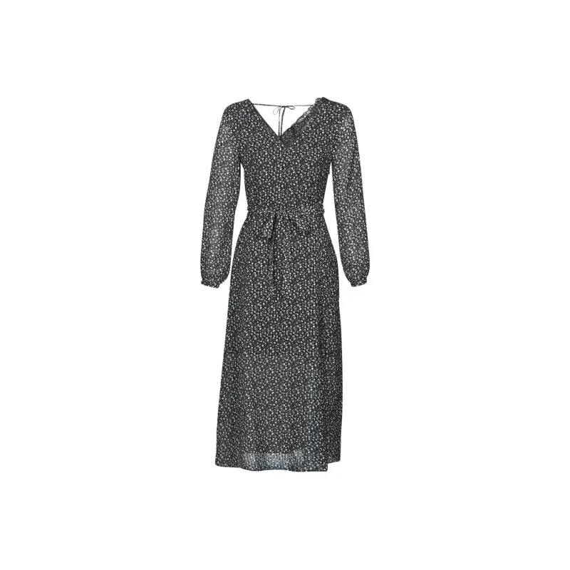 IKKS PARIS Long Sleeved Dress Women's Black-0