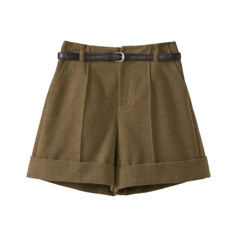 Fstudio Casual Shorts Women's Brown-0