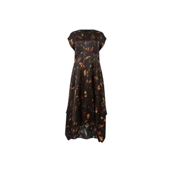 ALLSAINTS Short-Sleeved Dresses Women's Black Gold