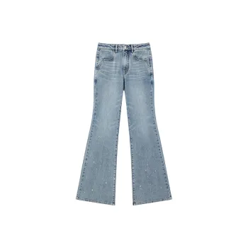 PEACEBIRD Jeans Women's Denim Medium Blue