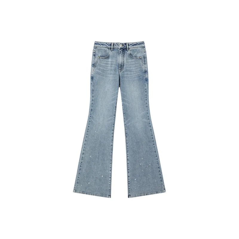 PEACEBIRD Jeans Women's Denim Medium Blue-0