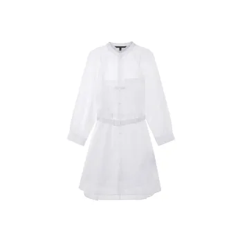 ARMANI EXCHANGEAE Long Sleeved Dress Women's White