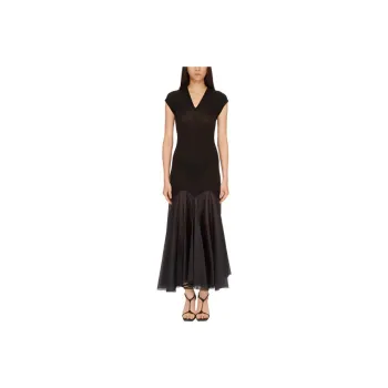 RICK OWENS Divine Panelled Godet Dress