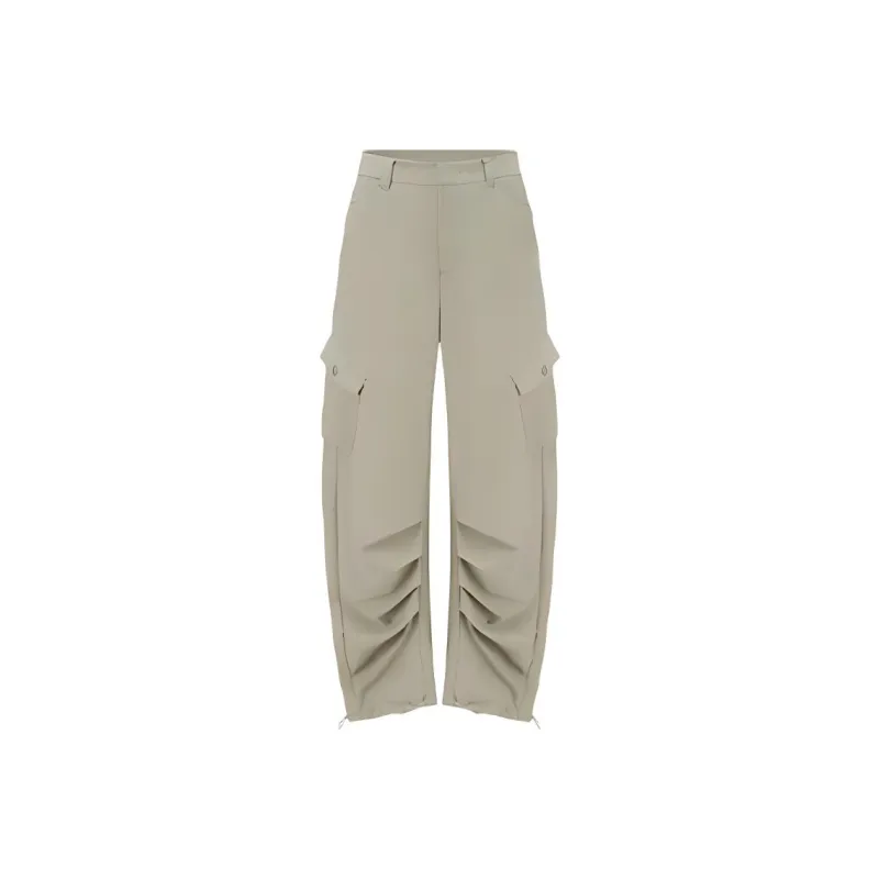 Particle Fever Cargo Pants Women's Silver Gray Mist-0
