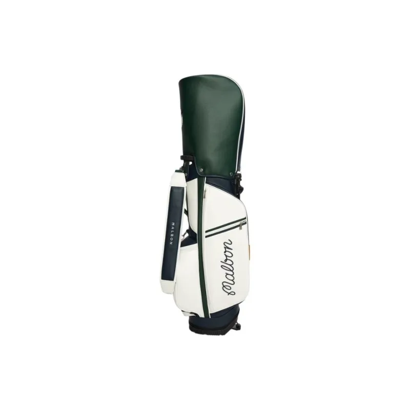 Malbon Golf Polyurethane Storage Bag Unisex White-6