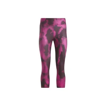 Reebok Identity Training Capri Leggings Women's Fuchsia/Black