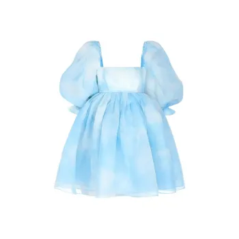 Selkie Collection Short Sleeved Dress Women's Blue