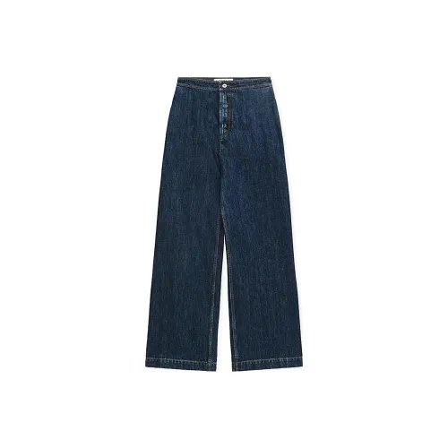 LOEWE High Waisted Jeans 'Raw Denim'