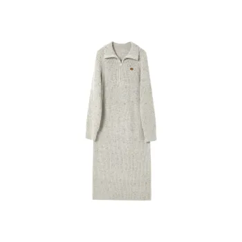 3COLOUR Long Sleeved Dresses Women's Oat