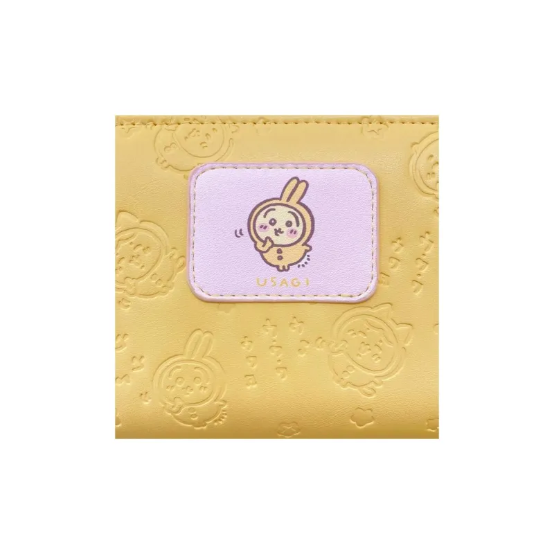Chiikawa Leather Wallet Women's Yellow-1