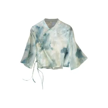 SONDR Chiffon Shirts Women's Charming Mountain Mist