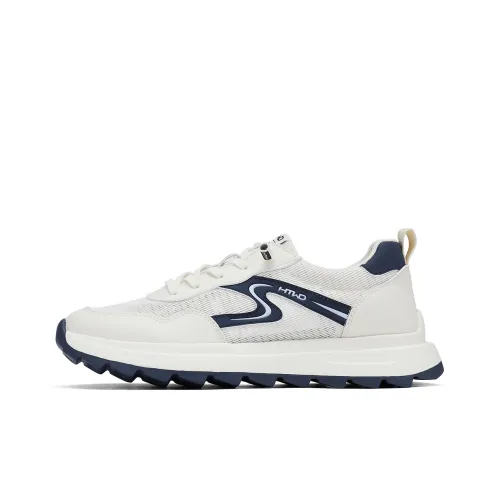 Hotwind Jogging Shoes Height Increasing Abrasion Resistant Slip Resistant Low Top Casual Shoes Men's