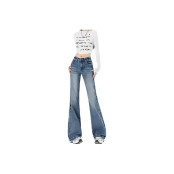 LCEVHZ'S Jeans Women's Graphite Blue