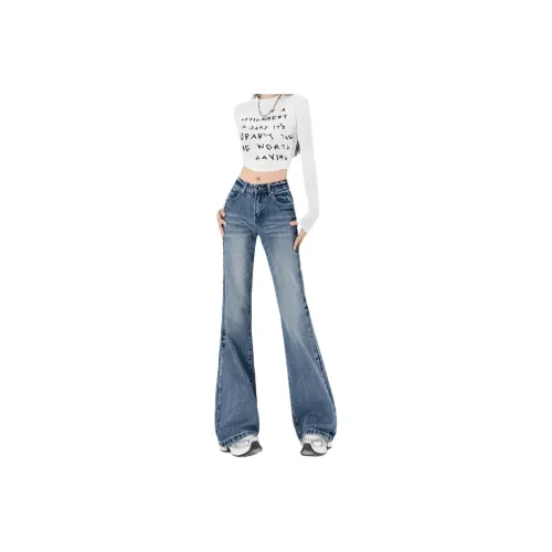 LCEVHZ'S Jeans Women's Graphite Blue