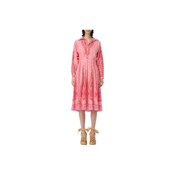 ETRO Paisley Printed Pleated Shirt Dress