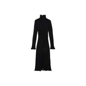 Balenciaga Long Sleeved Dresses Women's Black
