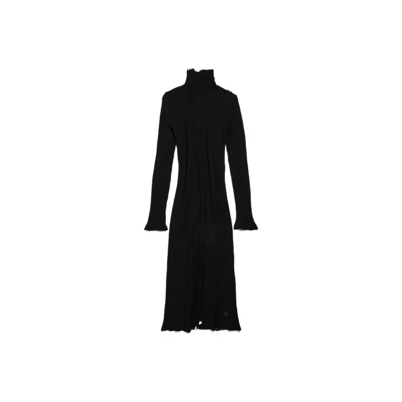 Balenciaga Long Sleeved Dresses Women's Black-0
