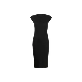 RICK OWENS Cap sleeve Knitted Midi Dress