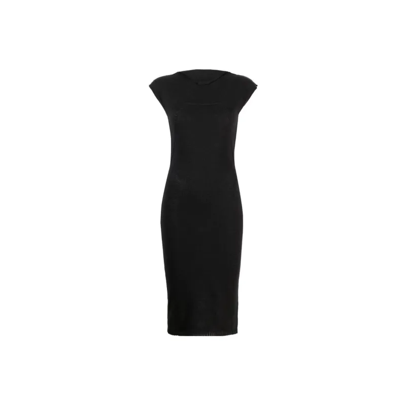 RICK OWENS Cap sleeve Knitted Midi Dress-0