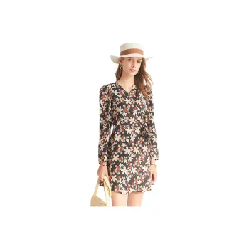FOREVER 21 Long Sleeved Dress Women's Multicolor