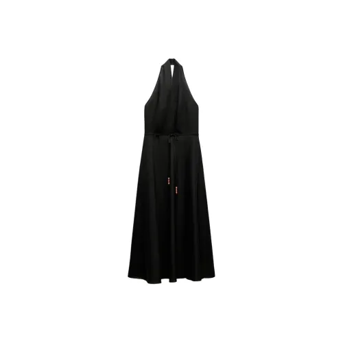 ZARA ZW Series Sleeveless Dress Women's Black