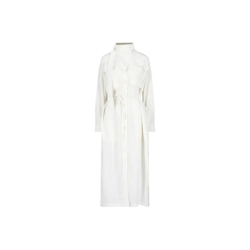 Lemaire Long-Sleeved Dresses Women's White-0