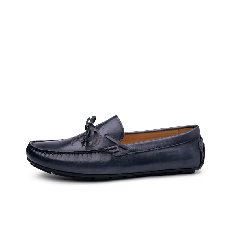 XIMO BULL Men's Casual Shoes Men Low Top Blue-0