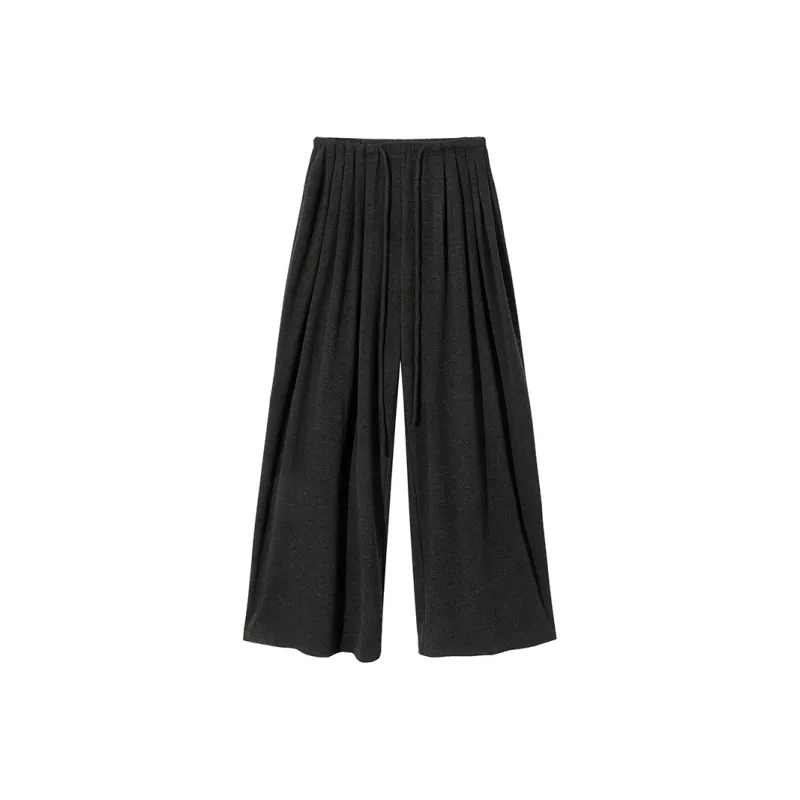 Ouyang Knitted Fabric Pants Women's-5